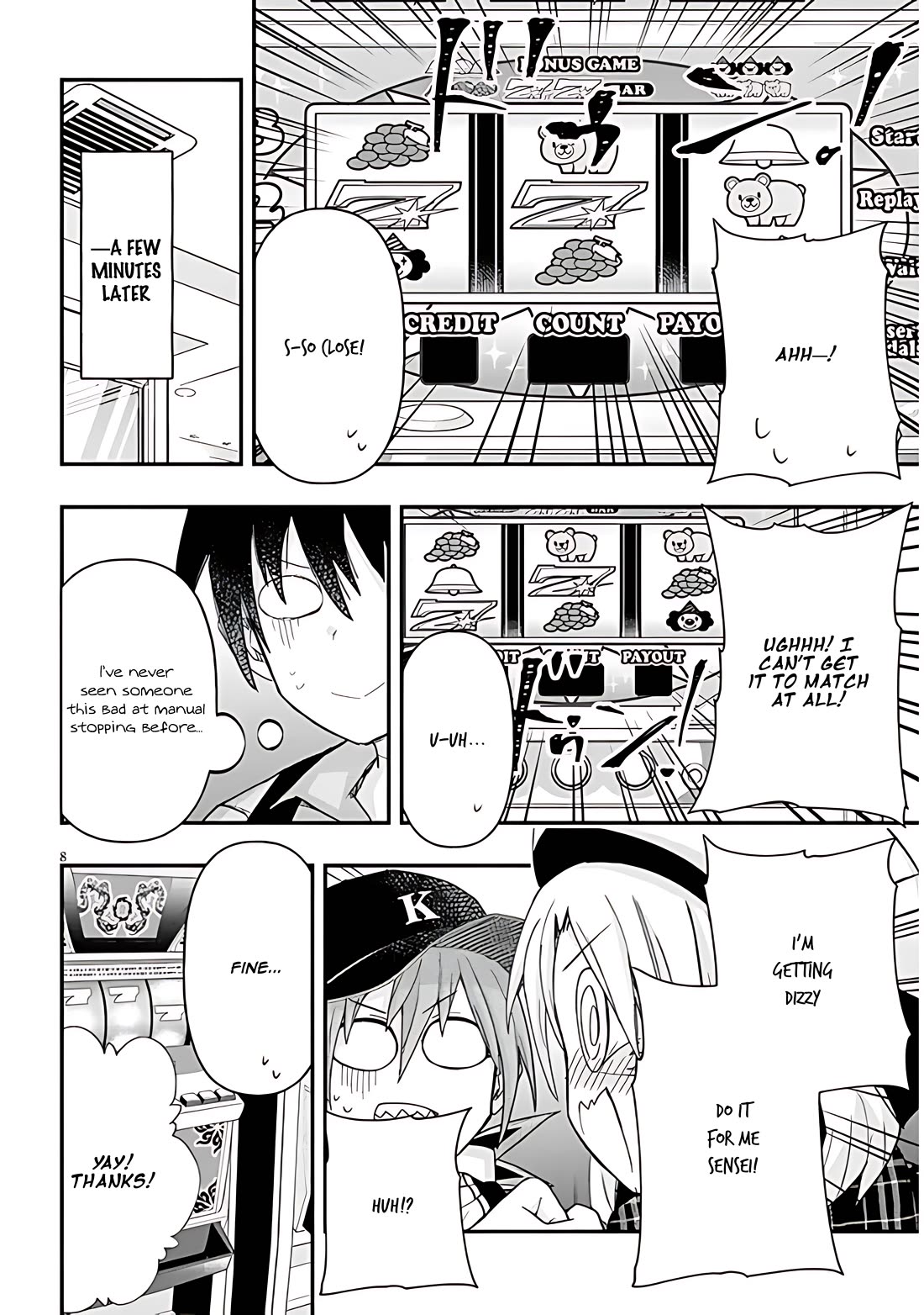 Cross-Cultural Exchange With the Girl at the Arcade Chapter 92 page 8 - Chapter 92: Slot games