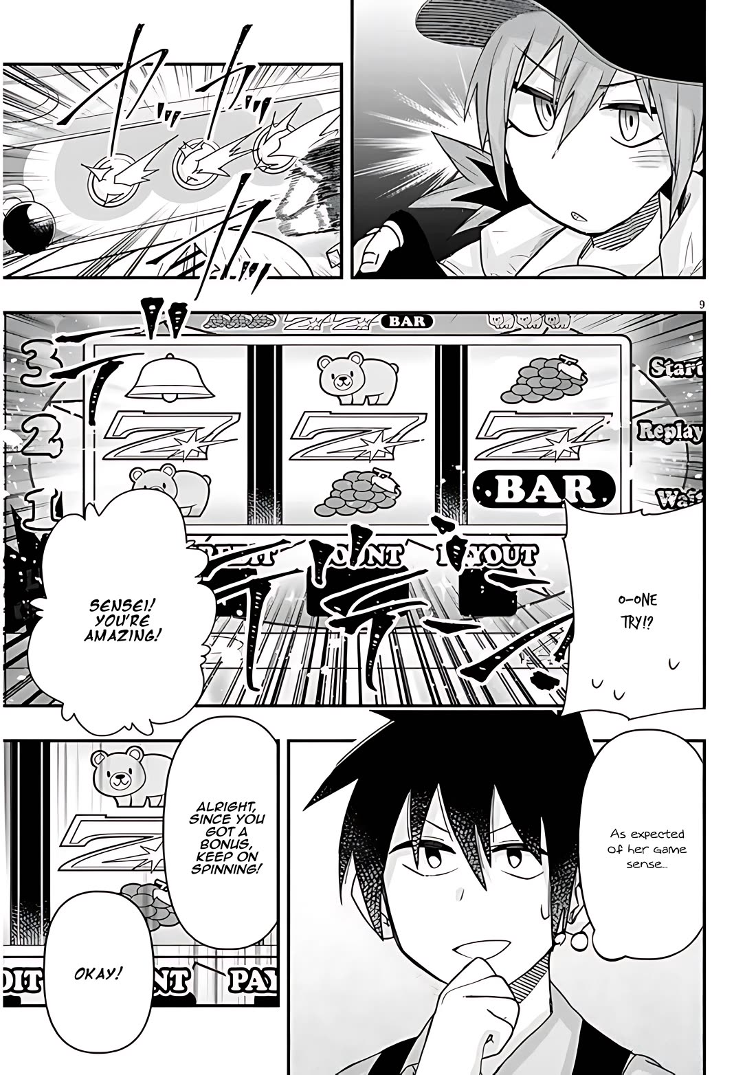 Cross-Cultural Exchange With the Girl at the Arcade Chapter 92 page 9 - Chapter 92: Slot games