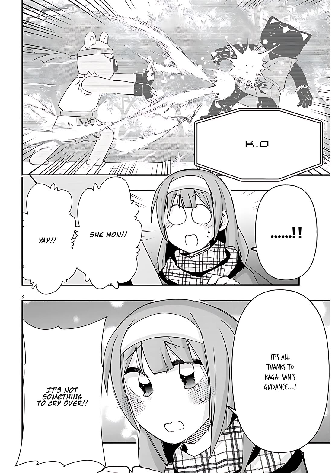 Cross-Cultural Exchange With the Girl at the Arcade Chapter 94 page 8 - Chapter 94: Beginner