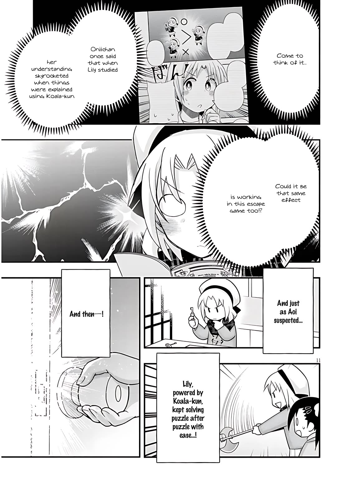 Cross-Cultural Exchange With the Girl at the Arcade Chapter 95 page 11 - Chapter 95: Escape game