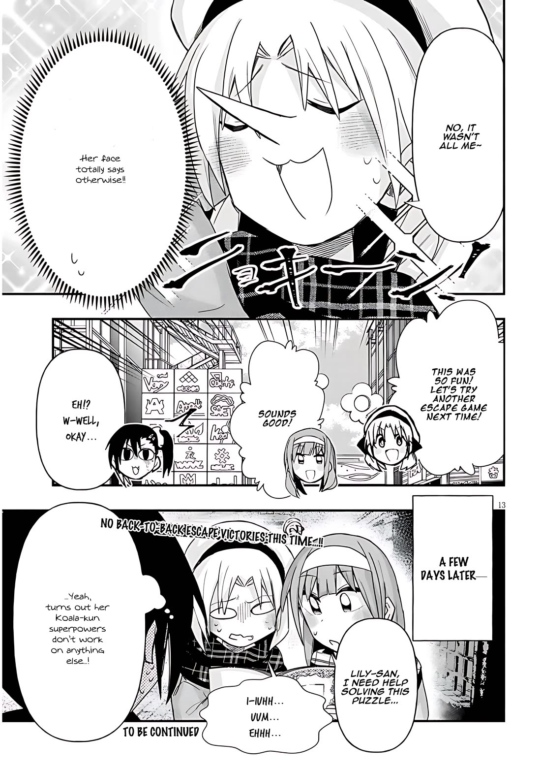 Cross-Cultural Exchange With the Girl at the Arcade Chapter 95 page 13 - Chapter 95: Escape game