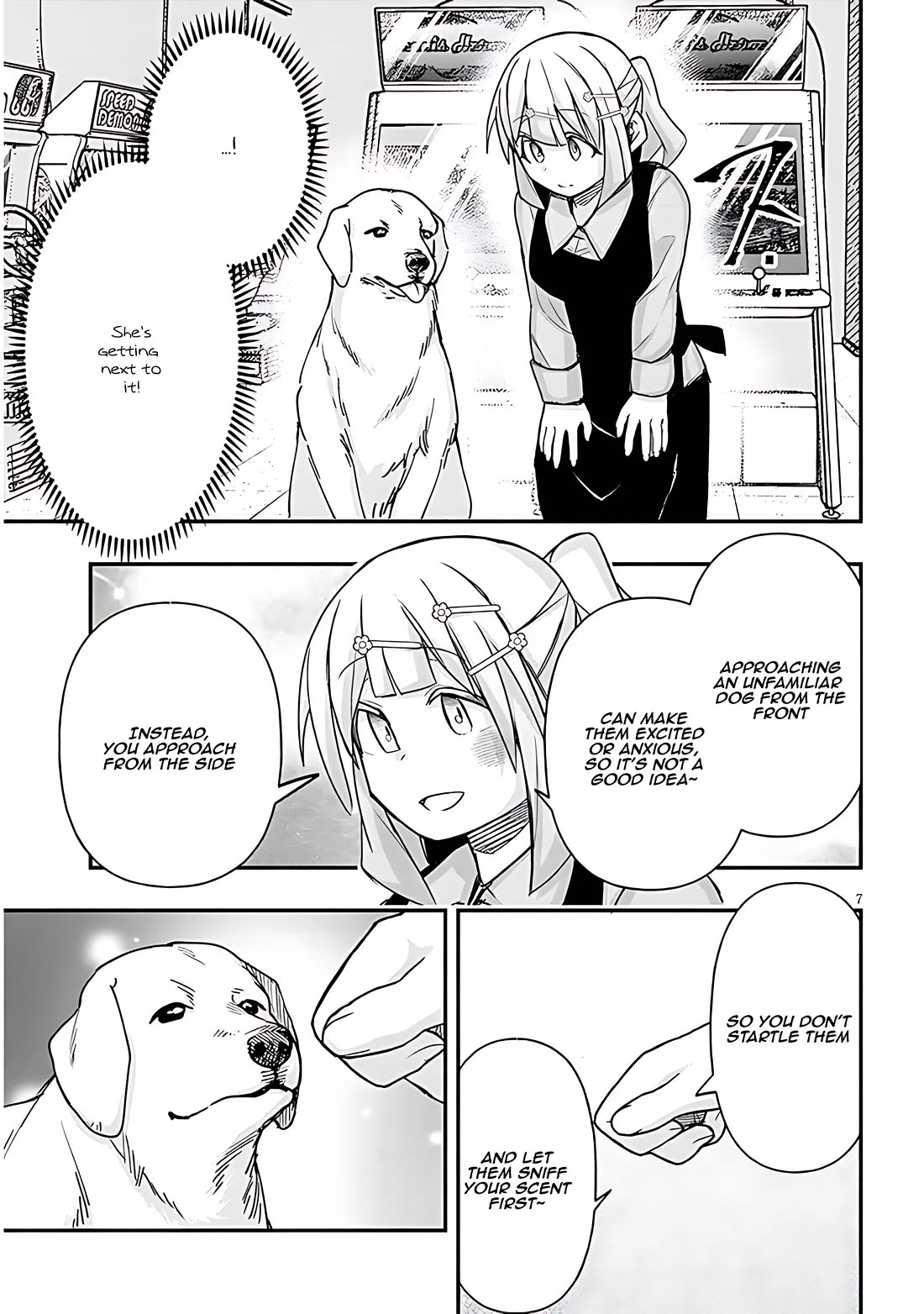 Cross-Cultural Exchange With the Girl at the Arcade Chapter 96 page 7 - Chapter 96: Lost dog