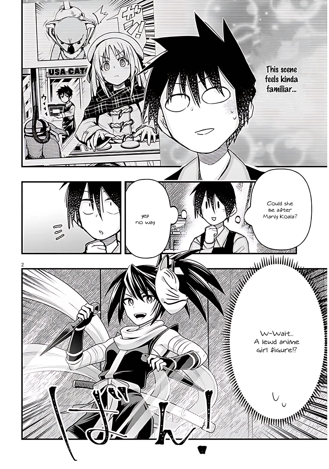 Cross-Cultural Exchange With the Girl at the Arcade Chapter 97 page 2 - Chapter 97: I am a ninja