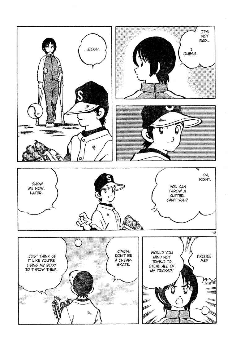 Cross Game Chapter 122.2 page 13 - Chapter 122 v2 : Up the Mound of the Koshien
