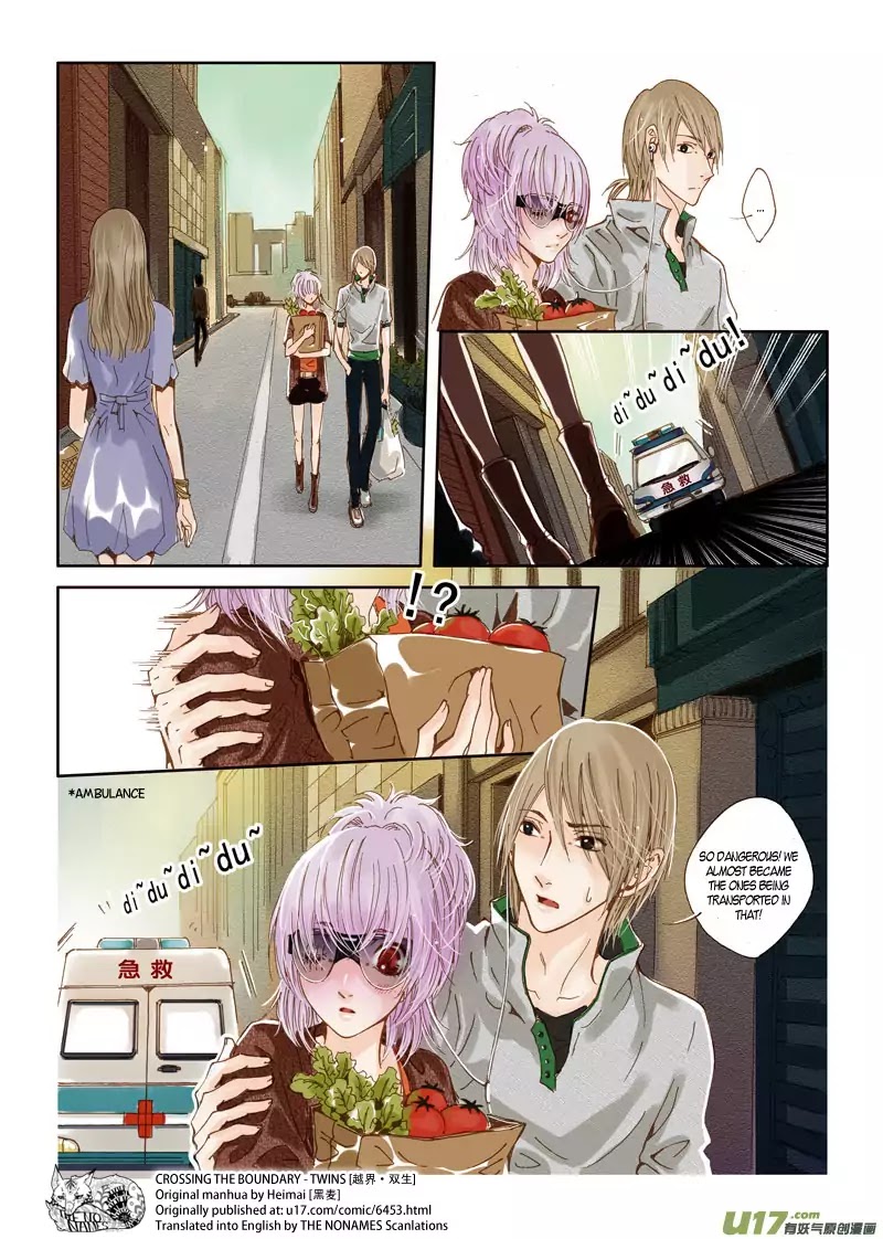 Crossing the Boundary - Twins Chapter 32 page 10 - Chapter 32: Side Story - Smile
