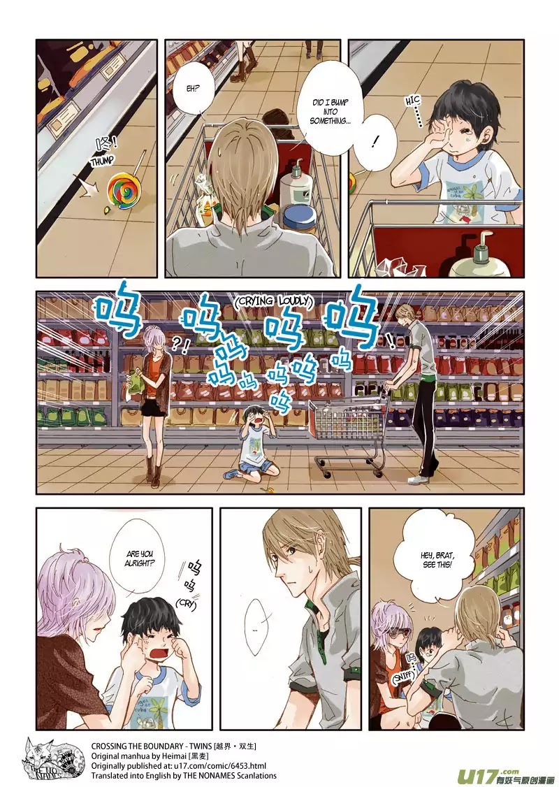 Crossing the Boundary - Twins Chapter 32 page 3 - Chapter 32: Side Story - Smile