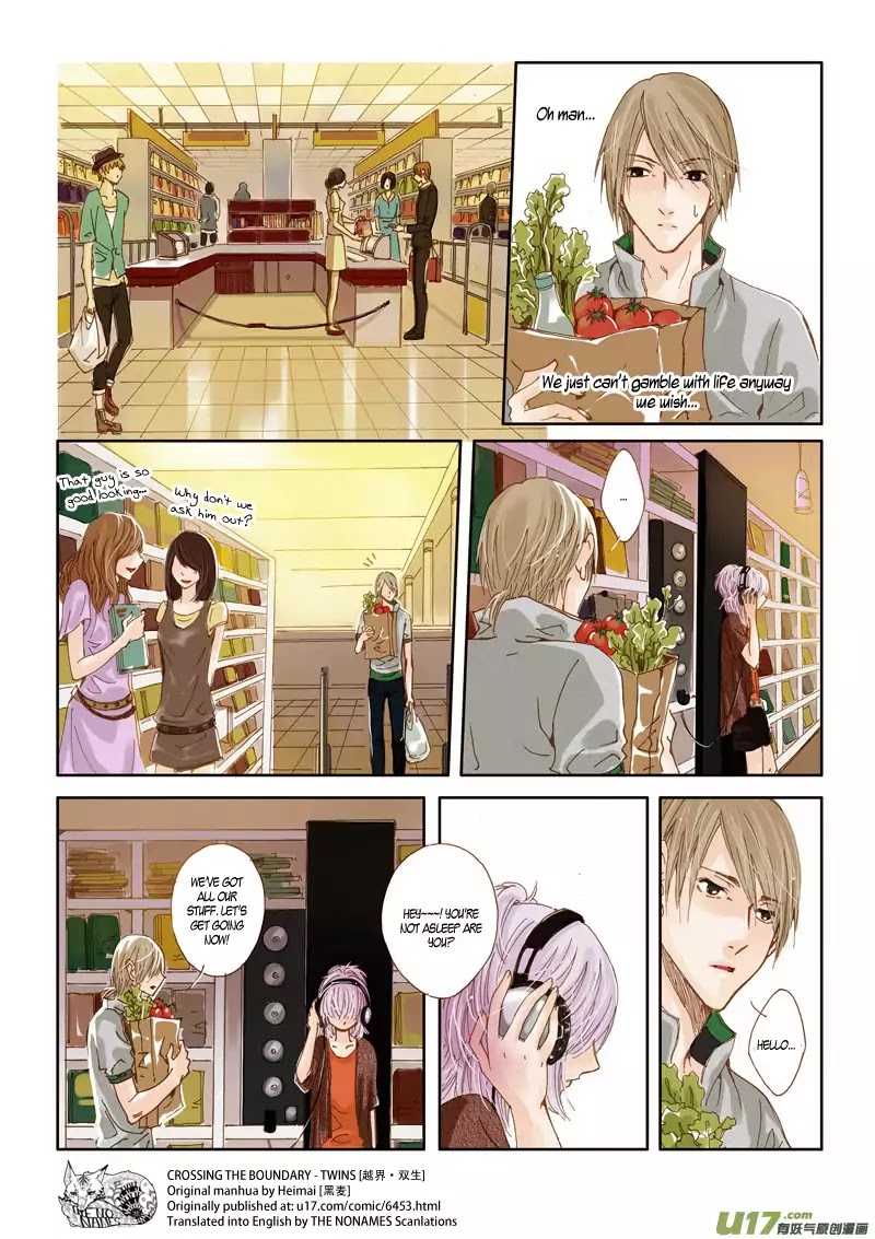 Crossing the Boundary - Twins Chapter 32 page 8 - Chapter 32: Side Story - Smile