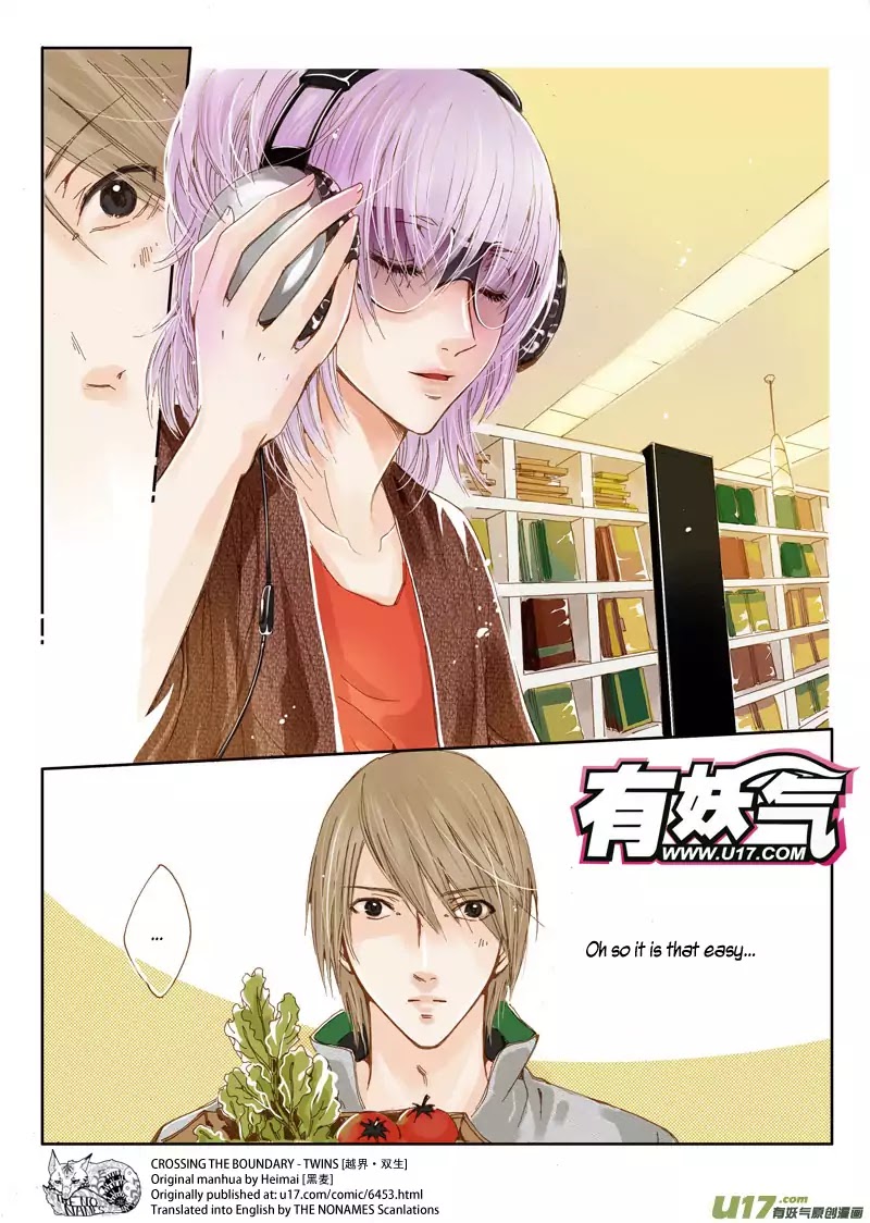 Crossing the Boundary - Twins Chapter 32 page 9 - Chapter 32: Side Story - Smile