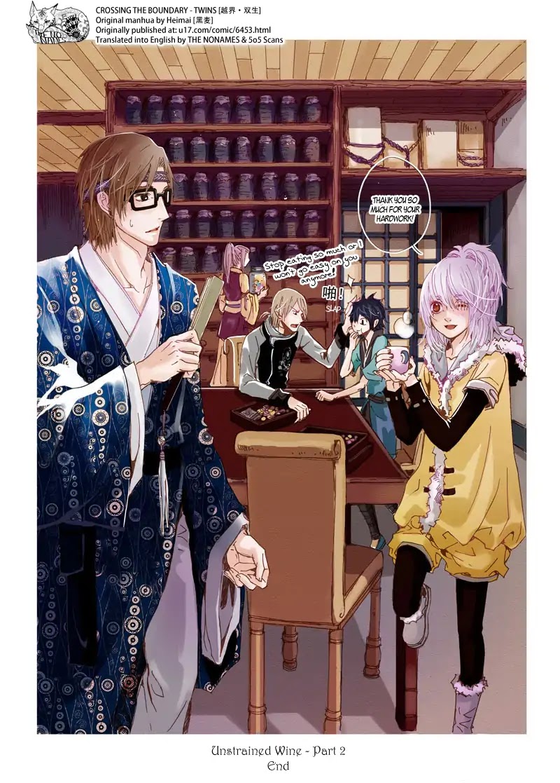 Crossing the Boundary - Twins Chapter 34 page 15 - Chapter 34: Part 16 – Unstrained Wine (2)