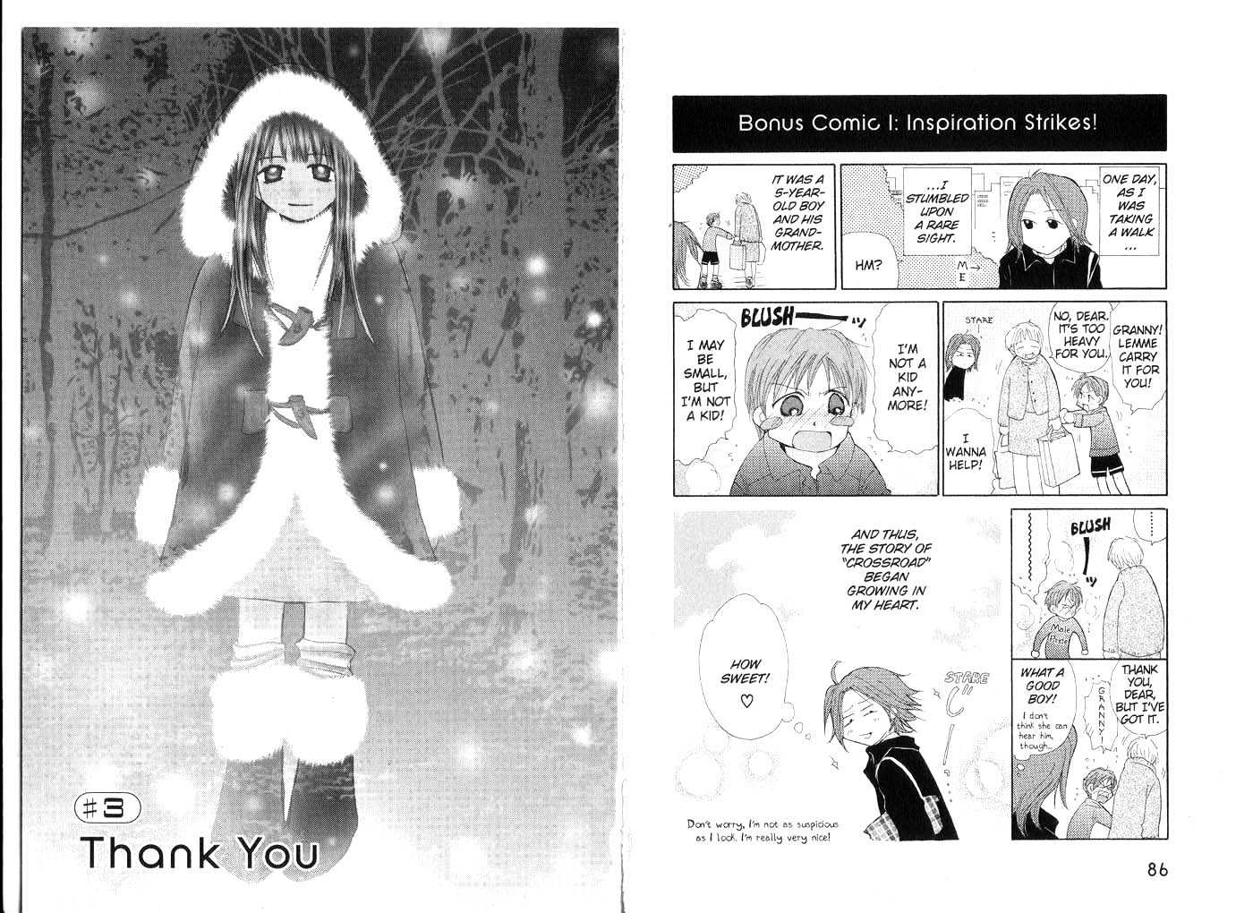 Crossroad Chapter 1.1 page 44 - Vol.1 Chapter 1 : 1 In the Wind \ 2 Crossroad \ 3 Thank You \ 4 The Letter \ 5 No I...