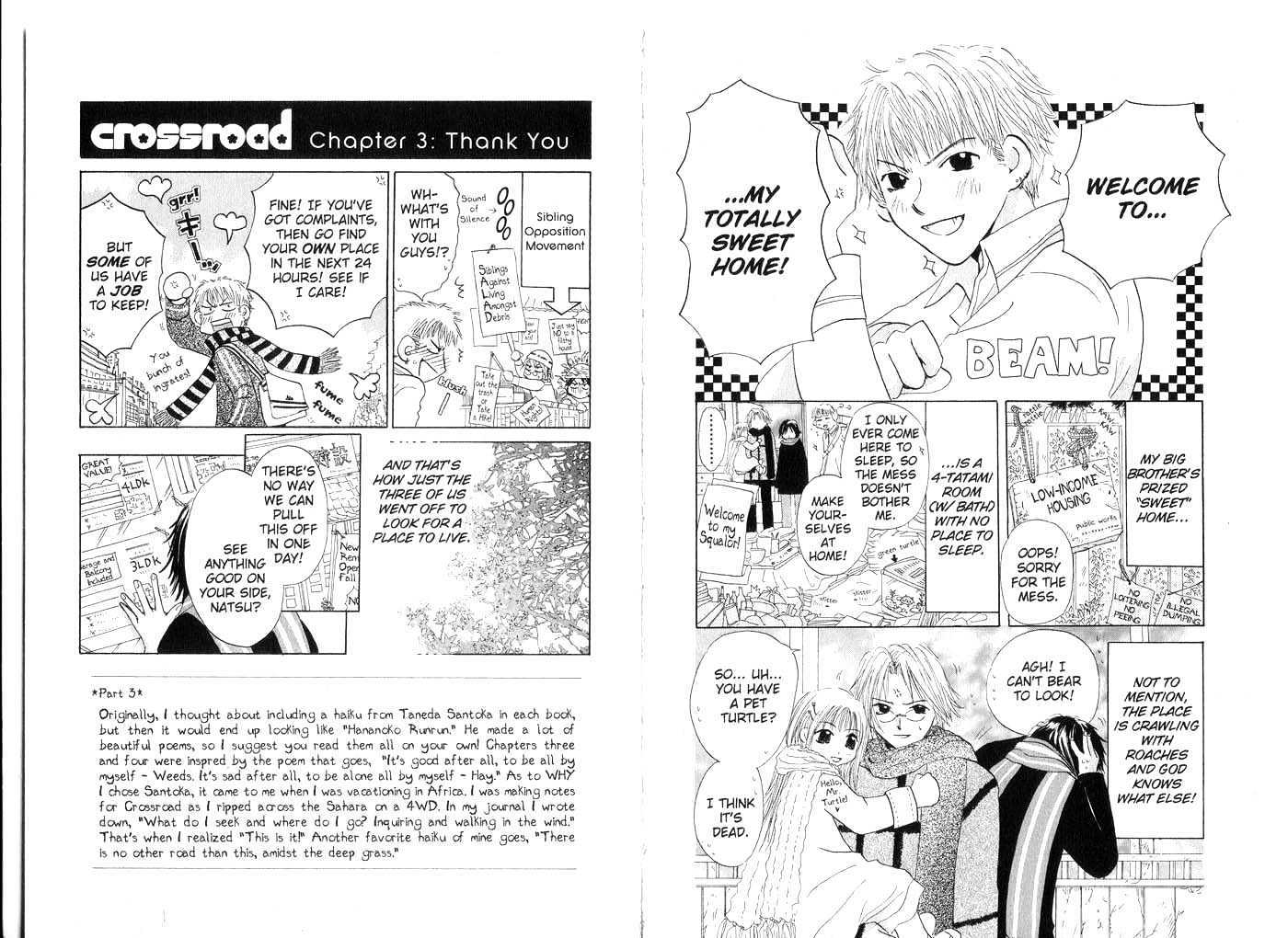 Crossroad Chapter 1.1 page 45 - Vol.1 Chapter 1 : 1 In the Wind \ 2 Crossroad \ 3 Thank You \ 4 The Letter \ 5 No I...