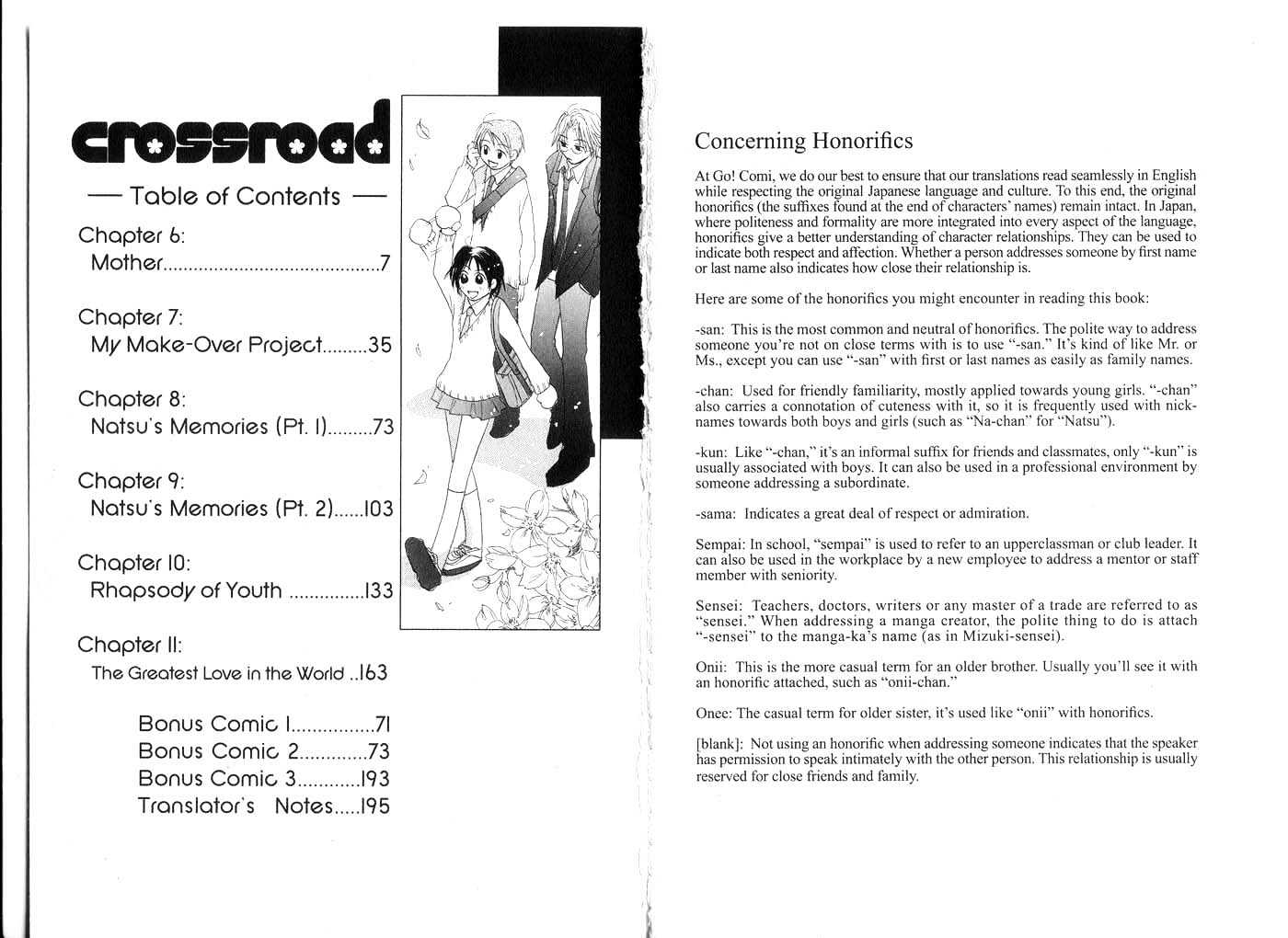 Crossroad Chapter 2.6 page 3 - Vol.2 Chapter 6 : 6 Mother\7 My Make-Over Project\8 Natus's Memories (Pt. 1)\9 […]...
