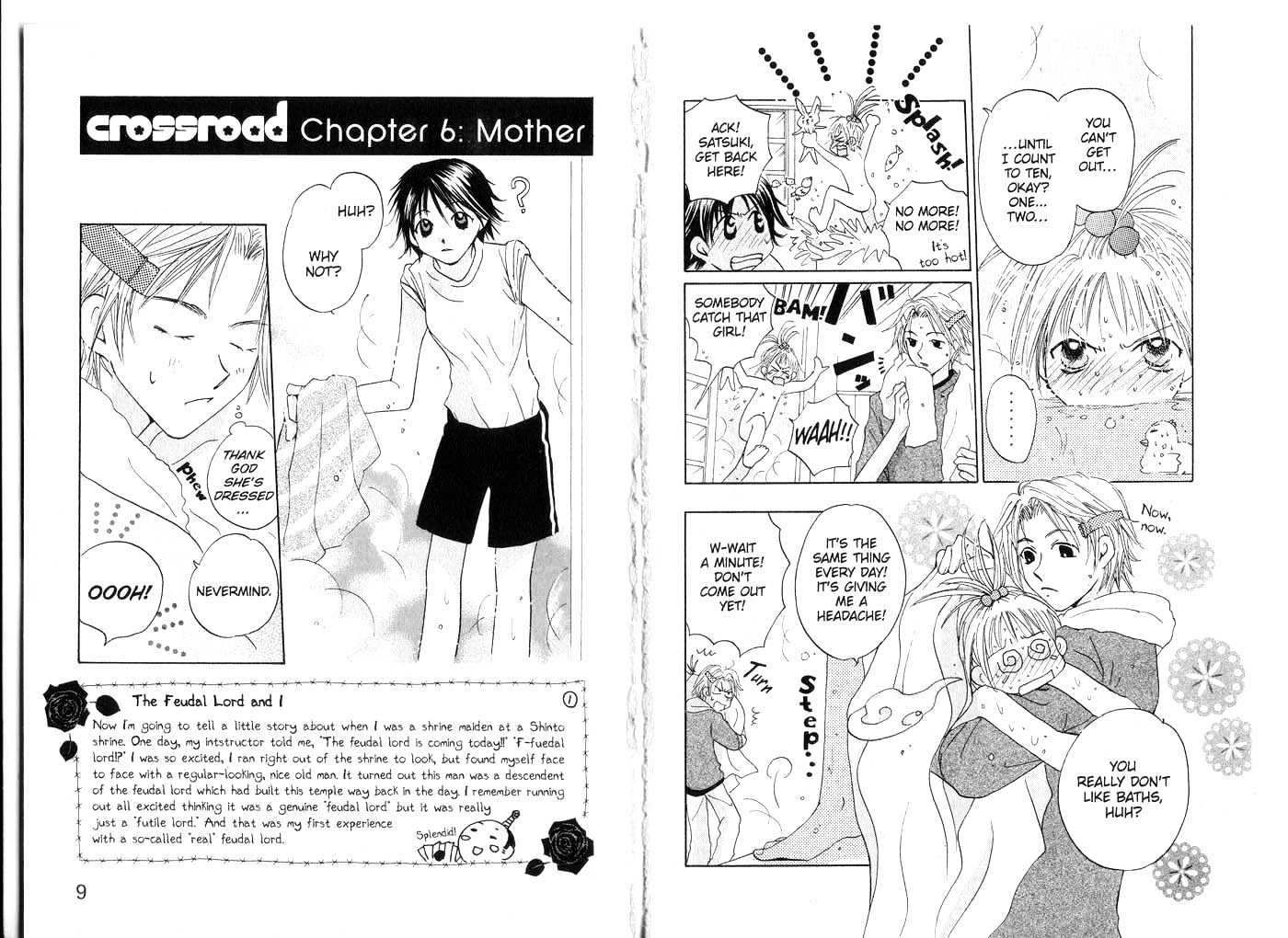 Crossroad Chapter 2.6 page 5 - Vol.2 Chapter 6 : 6 Mother\7 My Make-Over Project\8 Natus's Memories (Pt. 1)\9 […]...
