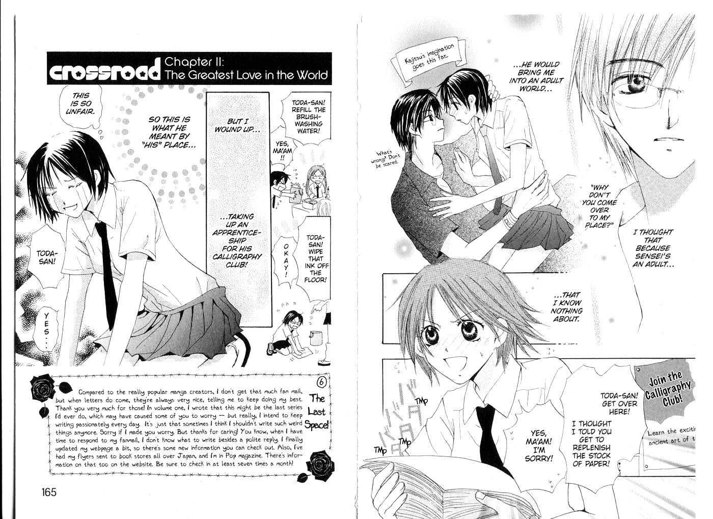 Crossroad Chapter 2.6 page 83 - Vol.2 Chapter 6 : 6 Mother\7 My Make-Over Project\8 Natus's Memories (Pt. 1)\9 […]...