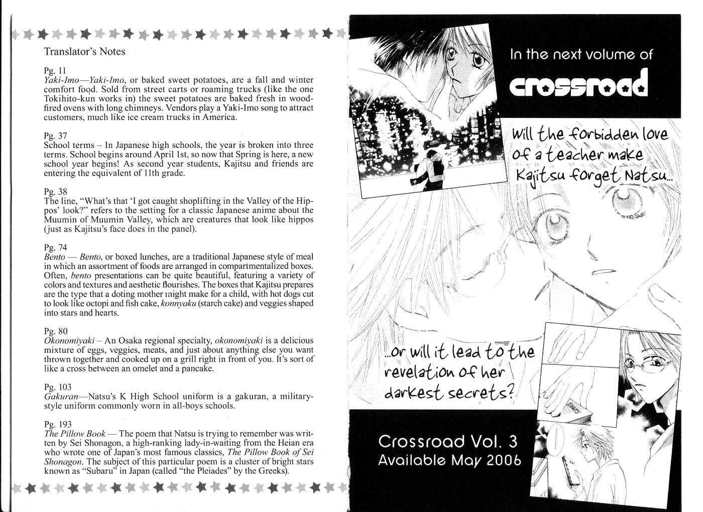 Crossroad Chapter 2.6 page 98 - Vol.2 Chapter 6 : 6 Mother\7 My Make-Over Project\8 Natus's Memories (Pt. 1)\9 […]...