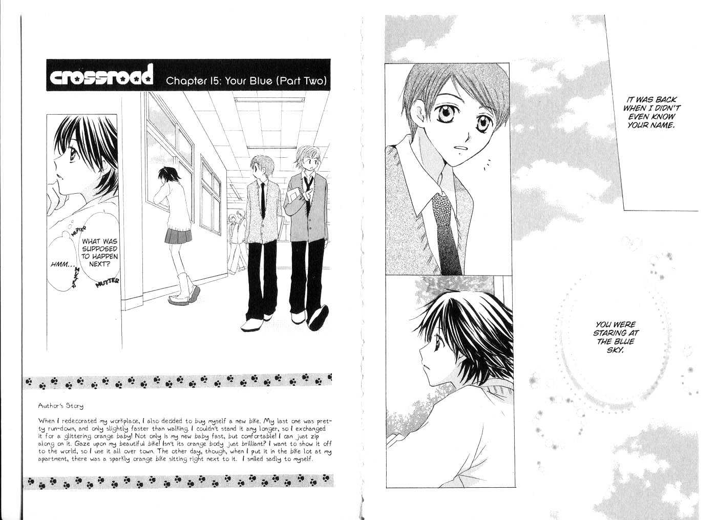 Crossroad Chapter 3.12 page 61 - Vol.3 Chapter 12 : 12 The Naked Night \ 13 Short-Sleeves \ 14 Your Blue (Part One) \...