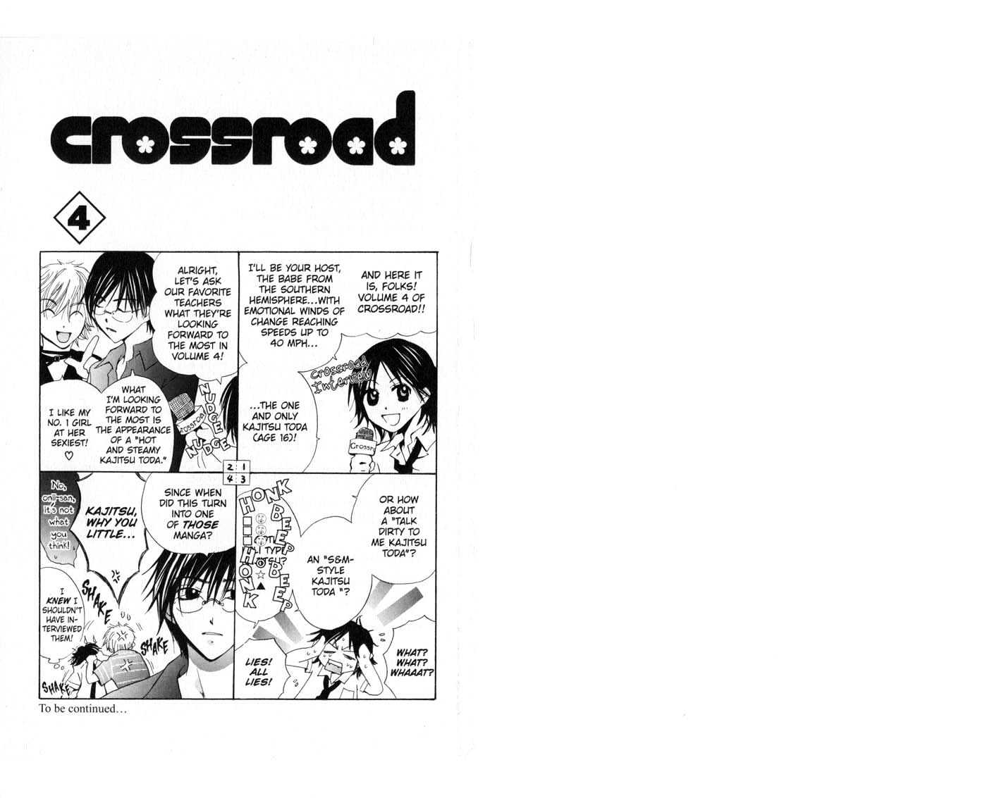 Crossroad Chapter 4.17 page 1 - Vol.4 Chapter 17 : 17 Door \ 18 Scent \ 19 Onii-chan \ 20 Calling \ 21 Key