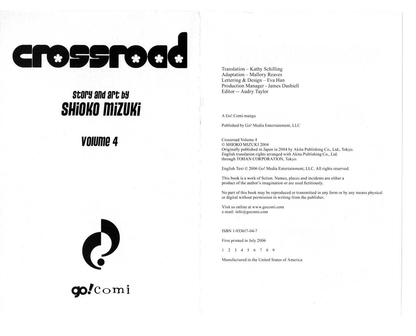 Crossroad Chapter 4.17 page 2 - Vol.4 Chapter 17 : 17 Door \ 18 Scent \ 19 Onii-chan \ 20 Calling \ 21 Key