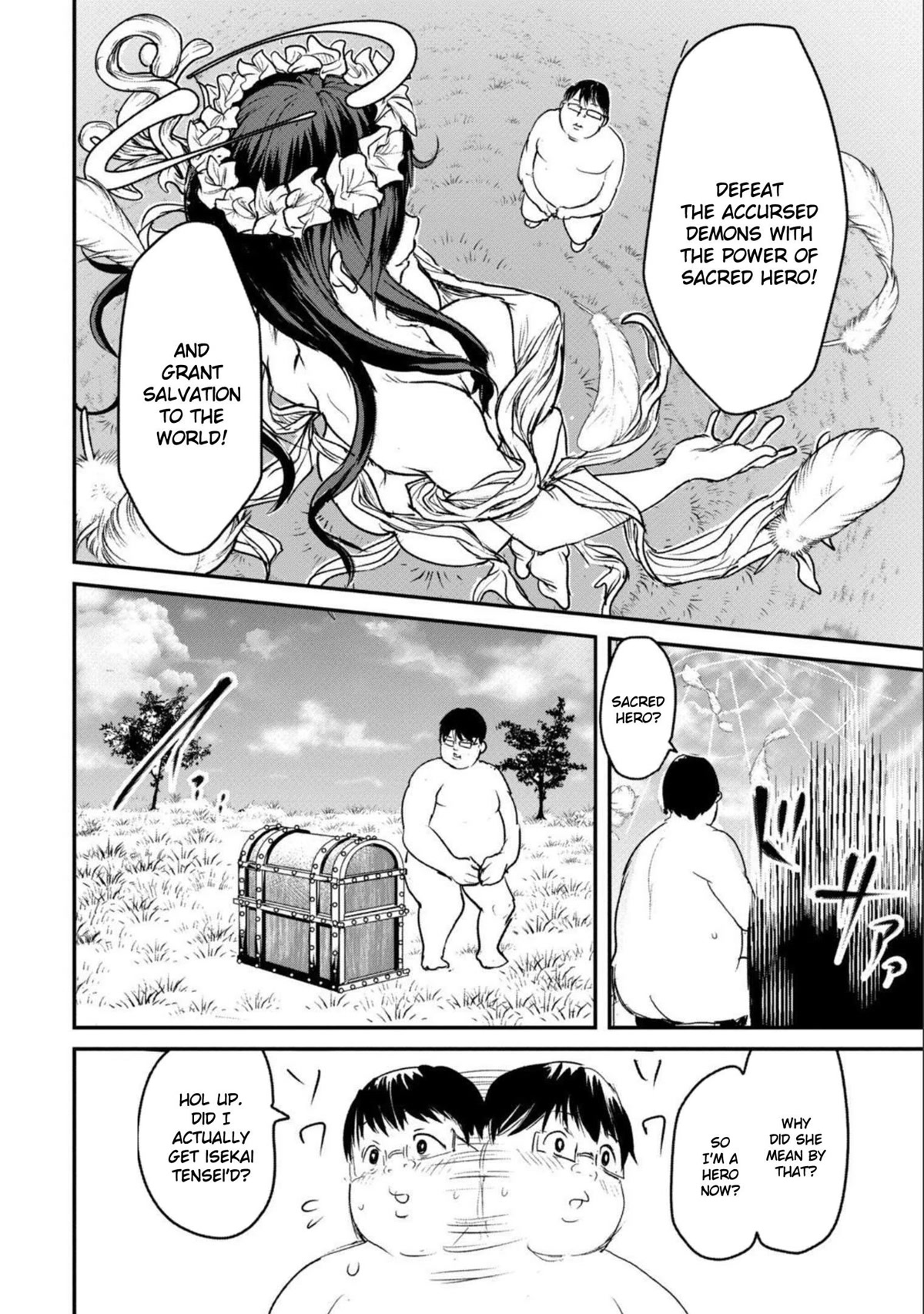Crotch Warrior ~The Hateful Hero Is Loved by Demons~ Chapter 1 page 27 - Chapter 1: Fatties are fatties even after they died!
