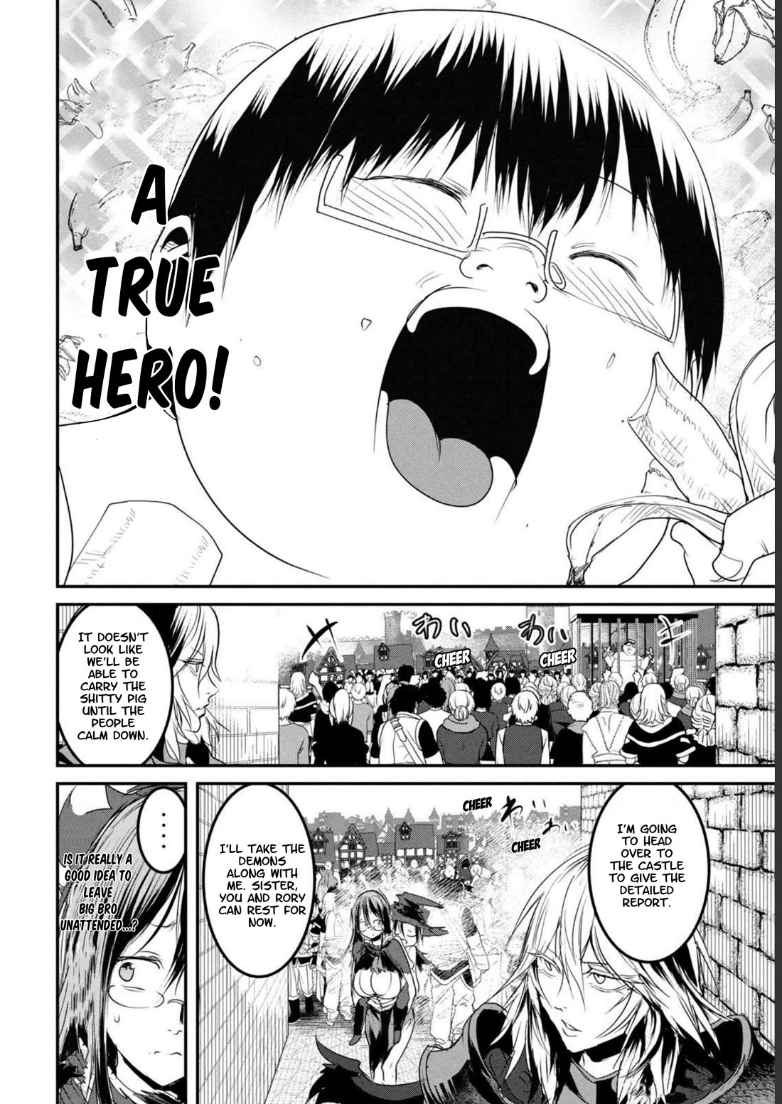 Crotch Warrior ~The Hateful Hero Is Loved by Demons~ Chapter 18 page 8 - Chapter 18: Shitty Pig Hero's Triumphant Return!