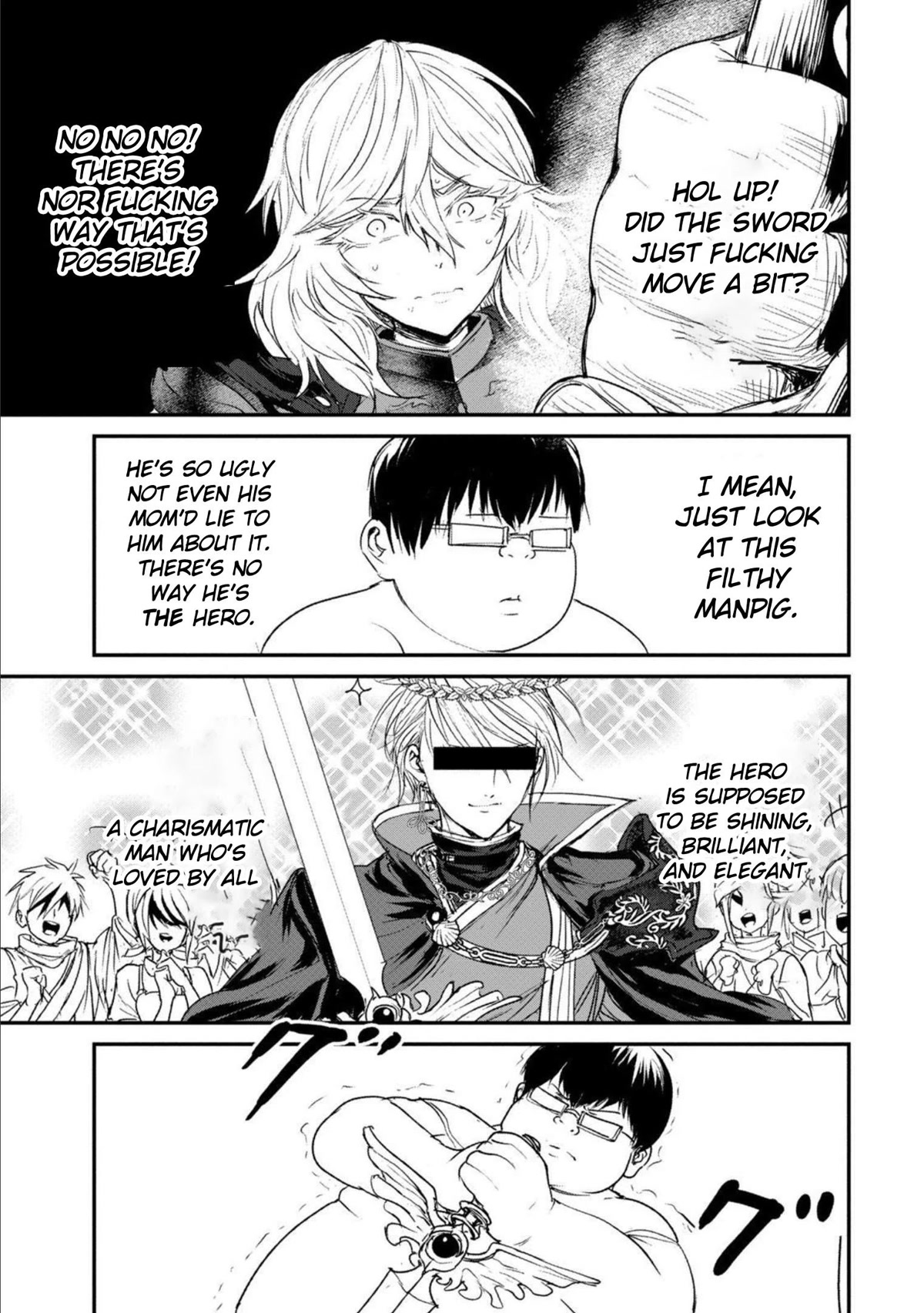 Crotch Warrior ~The Hateful Hero Is Loved by Demons~ Chapter 2 page 14 - Chapter 2: The Rising of the Cock Hero