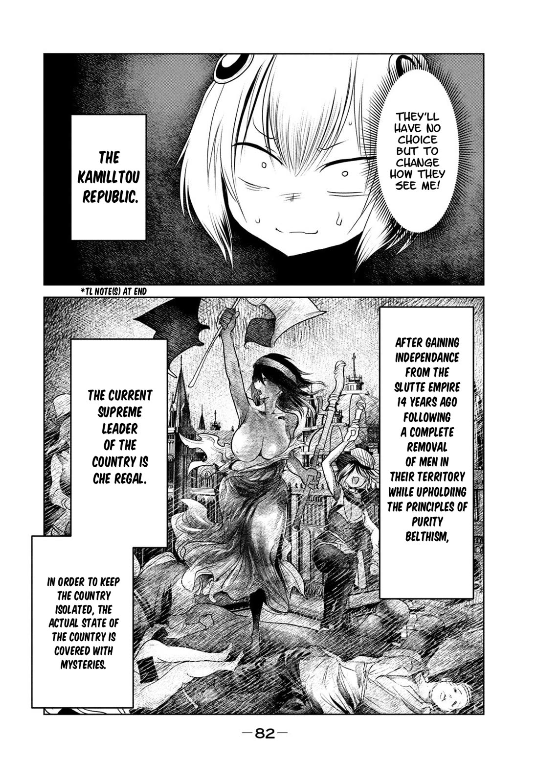Crotch Warrior ~The Hateful Hero Is Loved by Demons~ Chapter 30 page 15 - Chapter 30: Urgent Investigation! Kamilltou Republic!