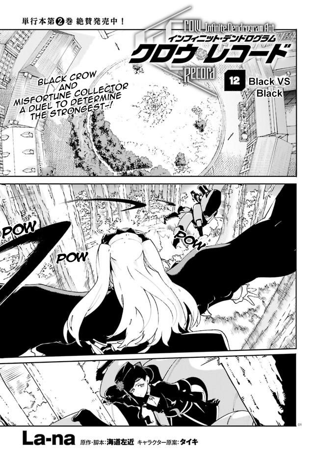 Crow Record: Infinite Dendrogram Another Chapter 12 page 1 - Chapter 12: Black VS Black