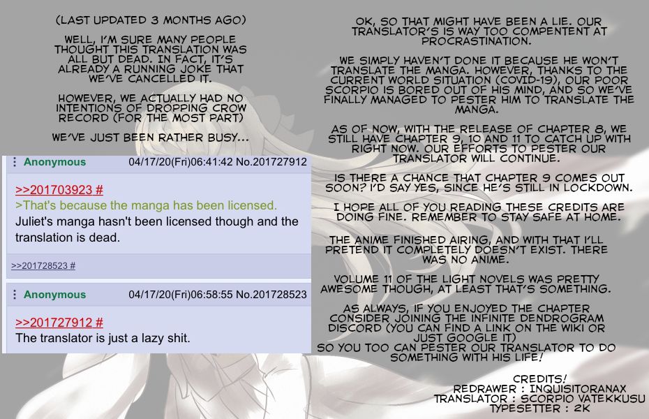 Crow Record: Infinite Dendrogram Another Chapter 8 page 32 - Chapter 8: Raid