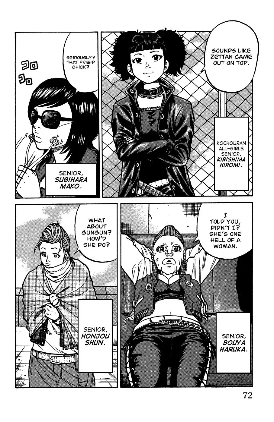Crows Ladies Chapter 3 page 3 - Chapter 3: Tribute 3: I, like, totally won't hold back