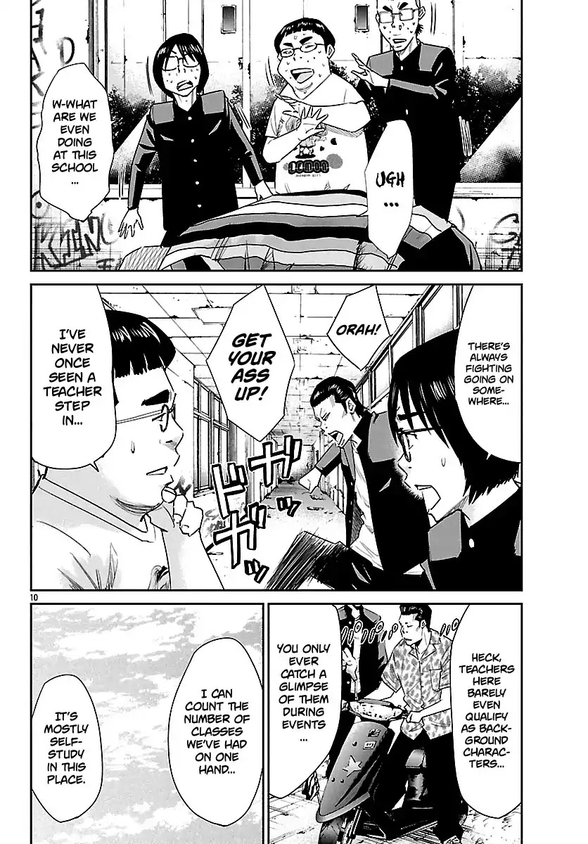 Crows Respect Chapter 3 page 11 - Chapter 3: “Crows vs Hakaiju” Honda Shingo ~The Strongest vs The Most Evil~