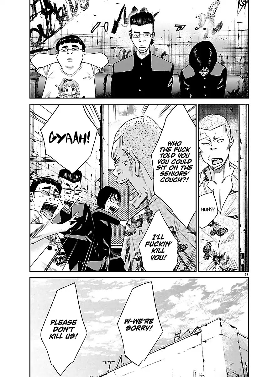 Crows Respect Chapter 3 page 14 - Chapter 3: “Crows vs Hakaiju” Honda Shingo ~The Strongest vs The Most Evil~