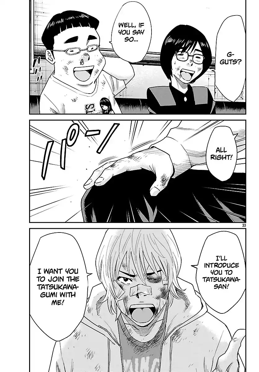 Crows Respect Chapter 3 page 34 - Chapter 3: “Crows vs Hakaiju” Honda Shingo ~The Strongest vs The Most Evil~