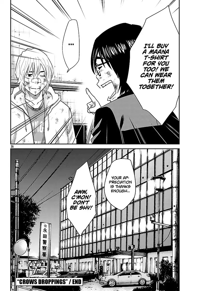 Crows Respect Chapter 3 page 37 - Chapter 3: “Crows vs Hakaiju” Honda Shingo ~The Strongest vs The Most Evil~