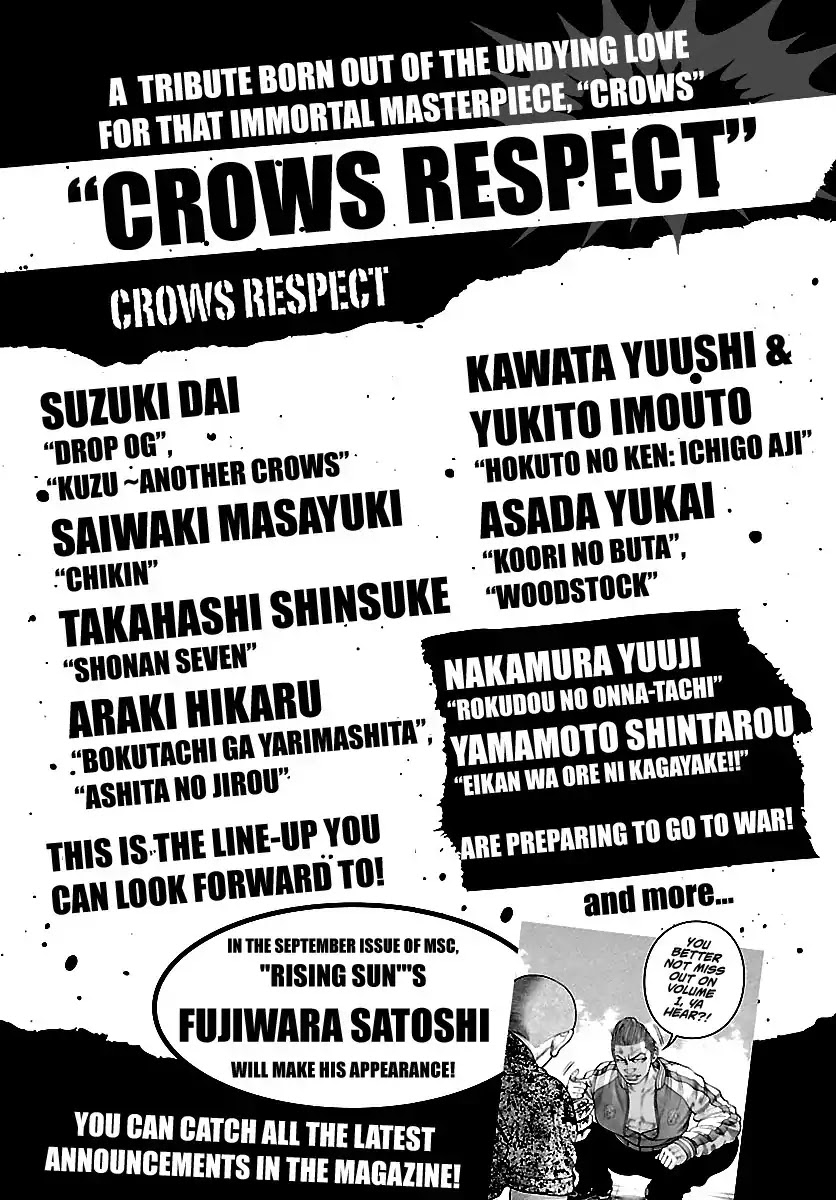 Crows Respect Chapter 3 page 38 - Chapter 3: “Crows vs Hakaiju” Honda Shingo ~The Strongest vs The Most Evil~