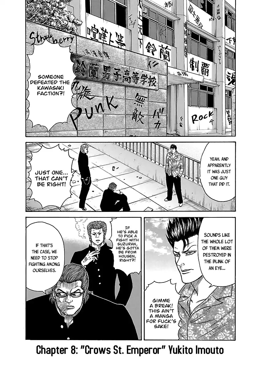 Crows Respect Chapter 8 page 2 - Chapter 8: "Crows St. Emperor" Yukito Imouto