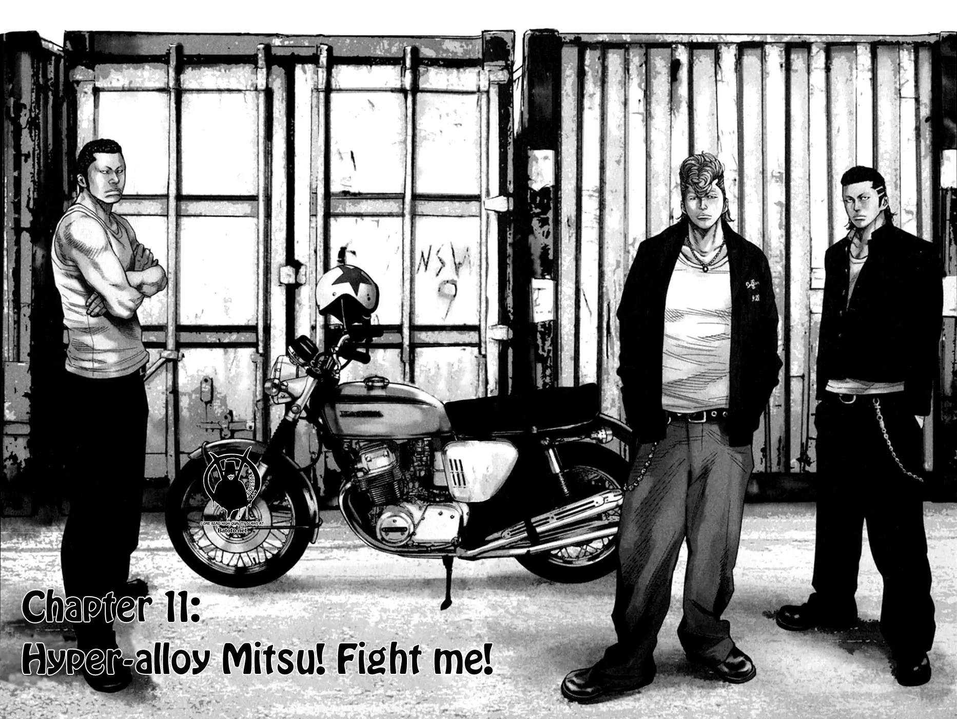 Crows Zero II: Suzuran x Houen Chapter 11 page 4 - Chapter 11: Hyper-alloy Mitsu! Fight me!