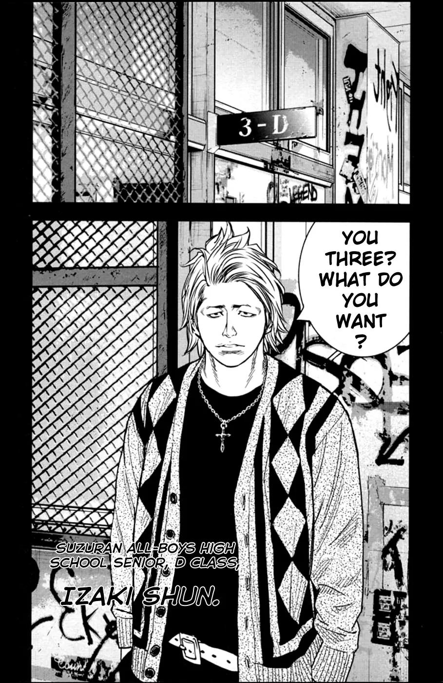 Crows Zero II: Suzuran x Houen Chapter 12.5 page 5 - Chapter 12.5: Suzuran x Housen Gaiden [Ebizuka Trio]