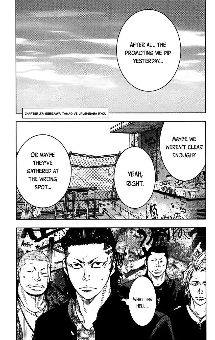 Crows Zero II: Suzuran x Houen Chapter 27 page 2 - Chapter 27: Serizawa Tamao vs Urushibara Ryou