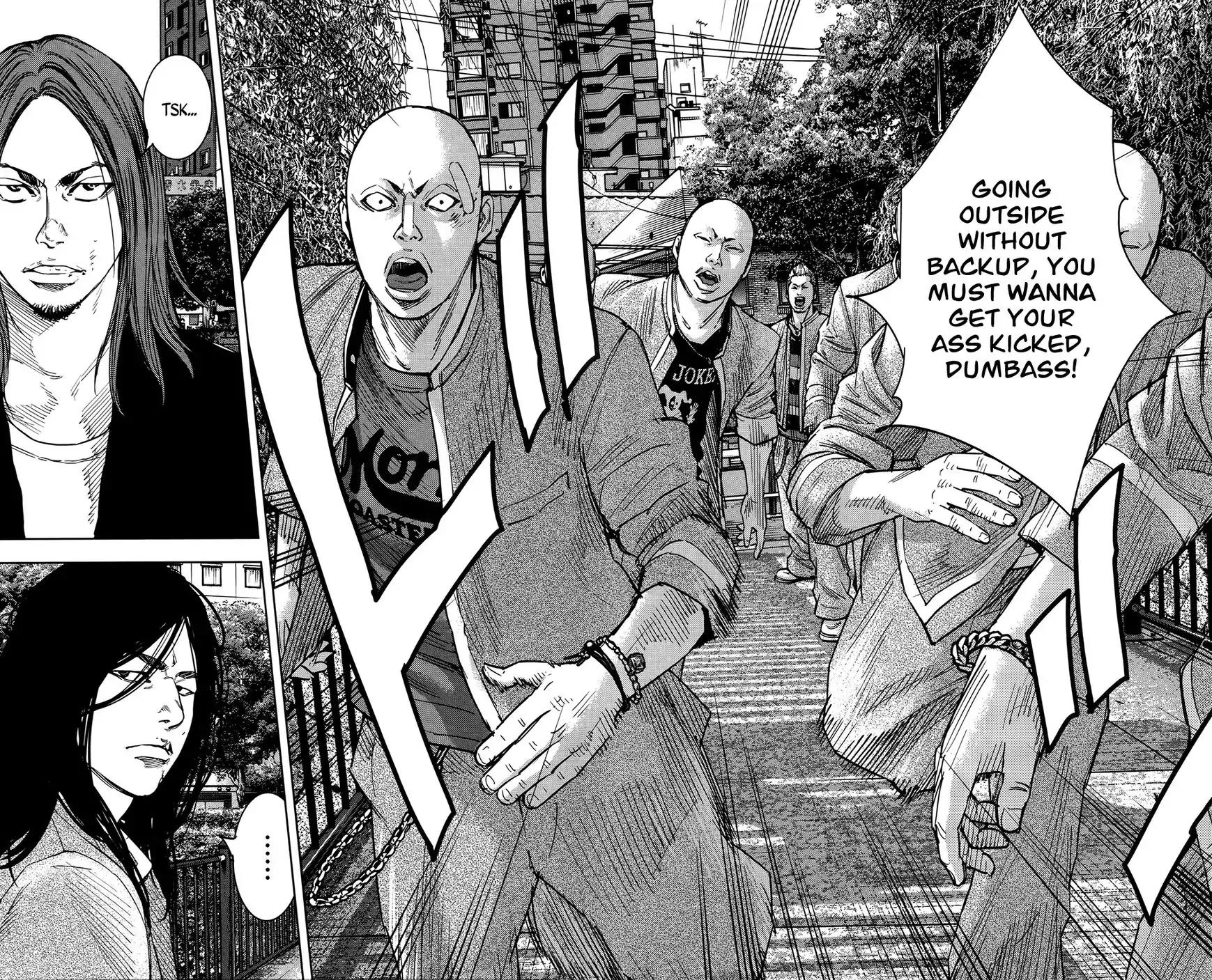 Crows Zero II: Suzuran x Houen Chapter 28 page 11 - Chapter 28: Serizawa vs Urushibara, Round 1