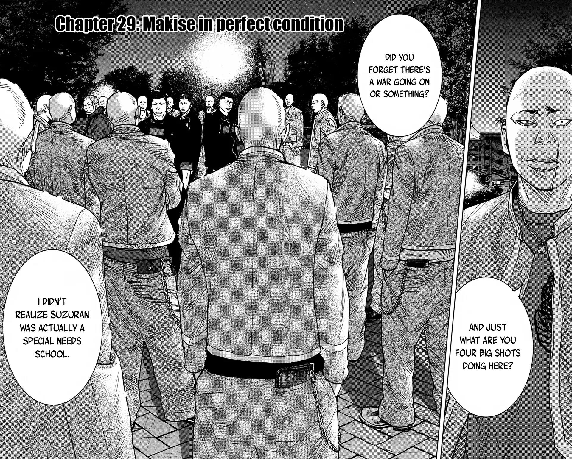 Crows Zero II: Suzuran x Houen Chapter 29 page 3 - Chapter 29: Makise in Perfect Condition