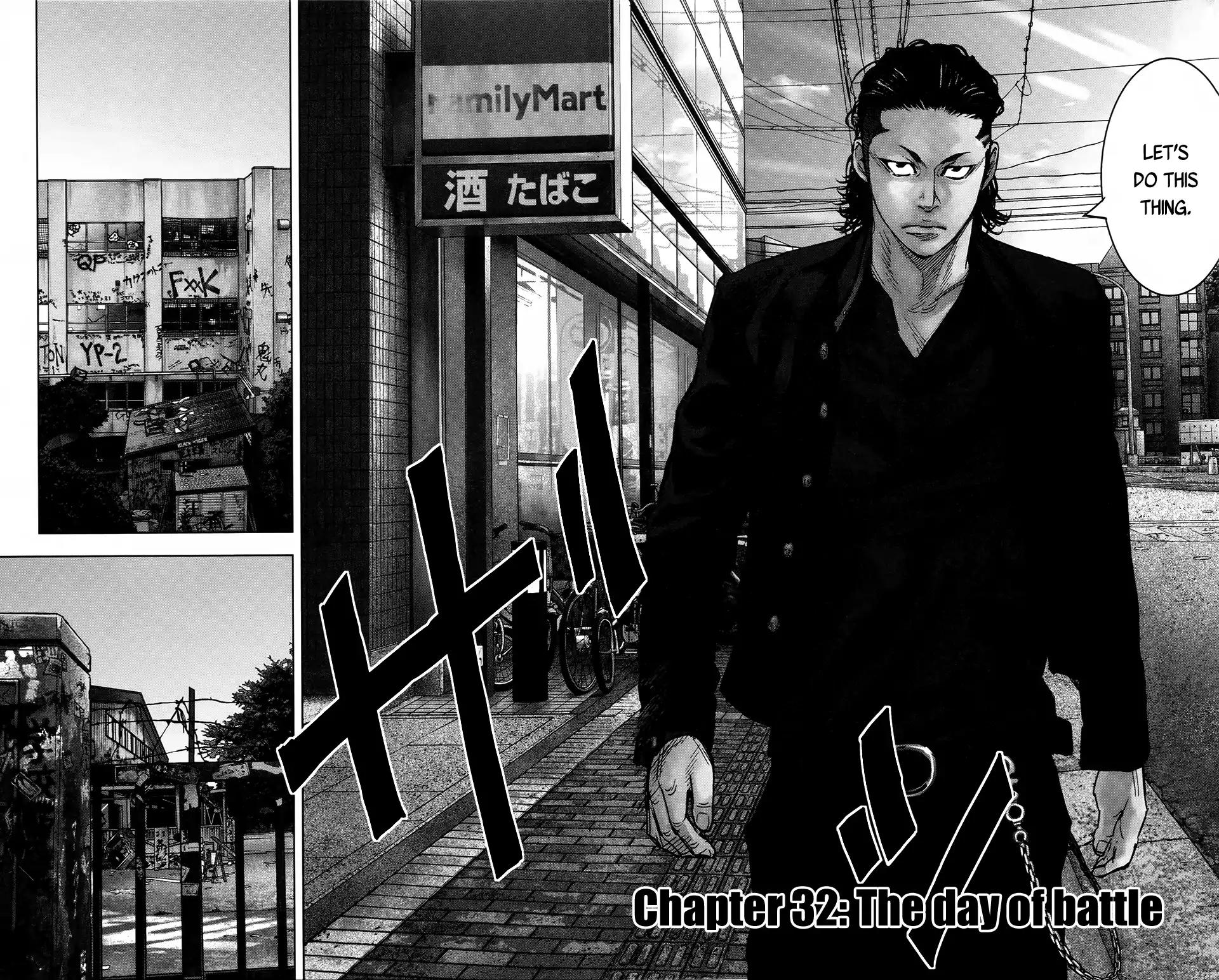 Crows Zero II: Suzuran x Houen Chapter 32 page 3 - Chapter 32: The Day of Battle
