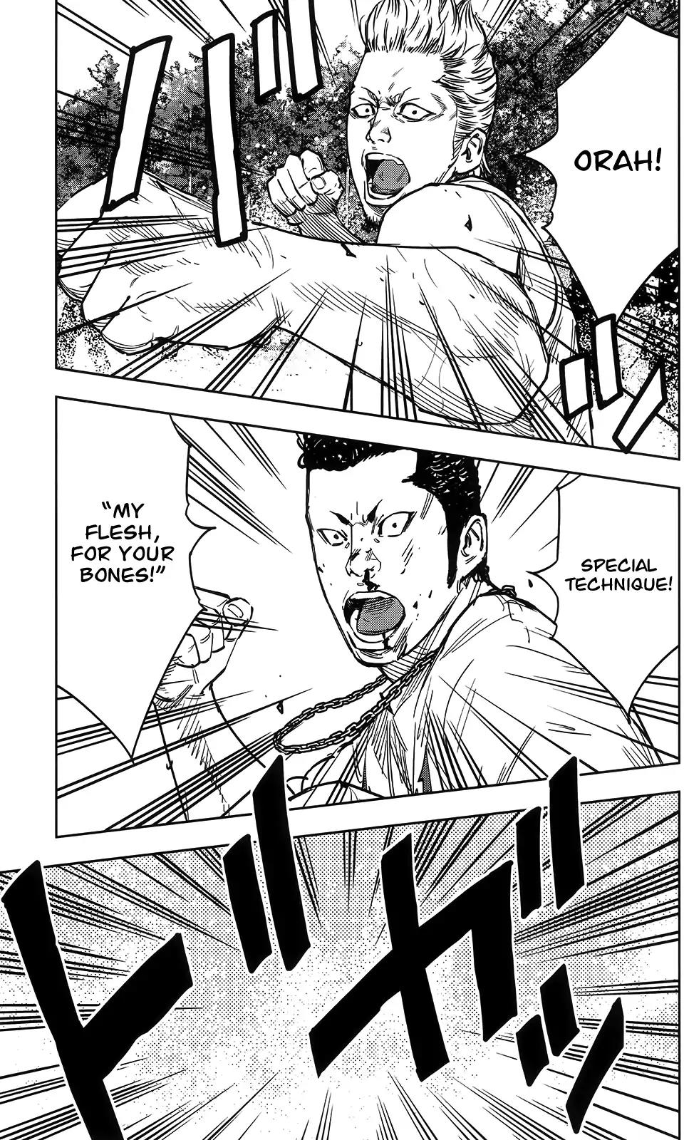 Crows Zero II: Suzuran x Houen Chapter 35 page 22 - Chapter 35: Tamura Chuuta Vs Shibayama Hayato