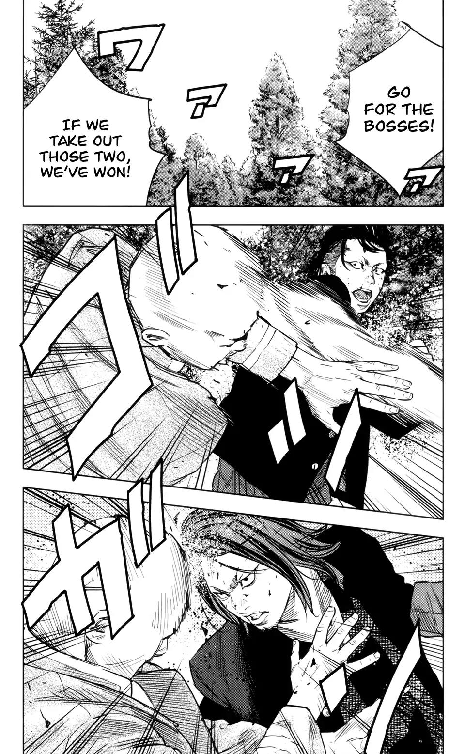Crows Zero II: Suzuran x Houen Chapter 37 page 18 - Chapter 37: Tatsukawa Tokio vs Kumakiri Rikiya