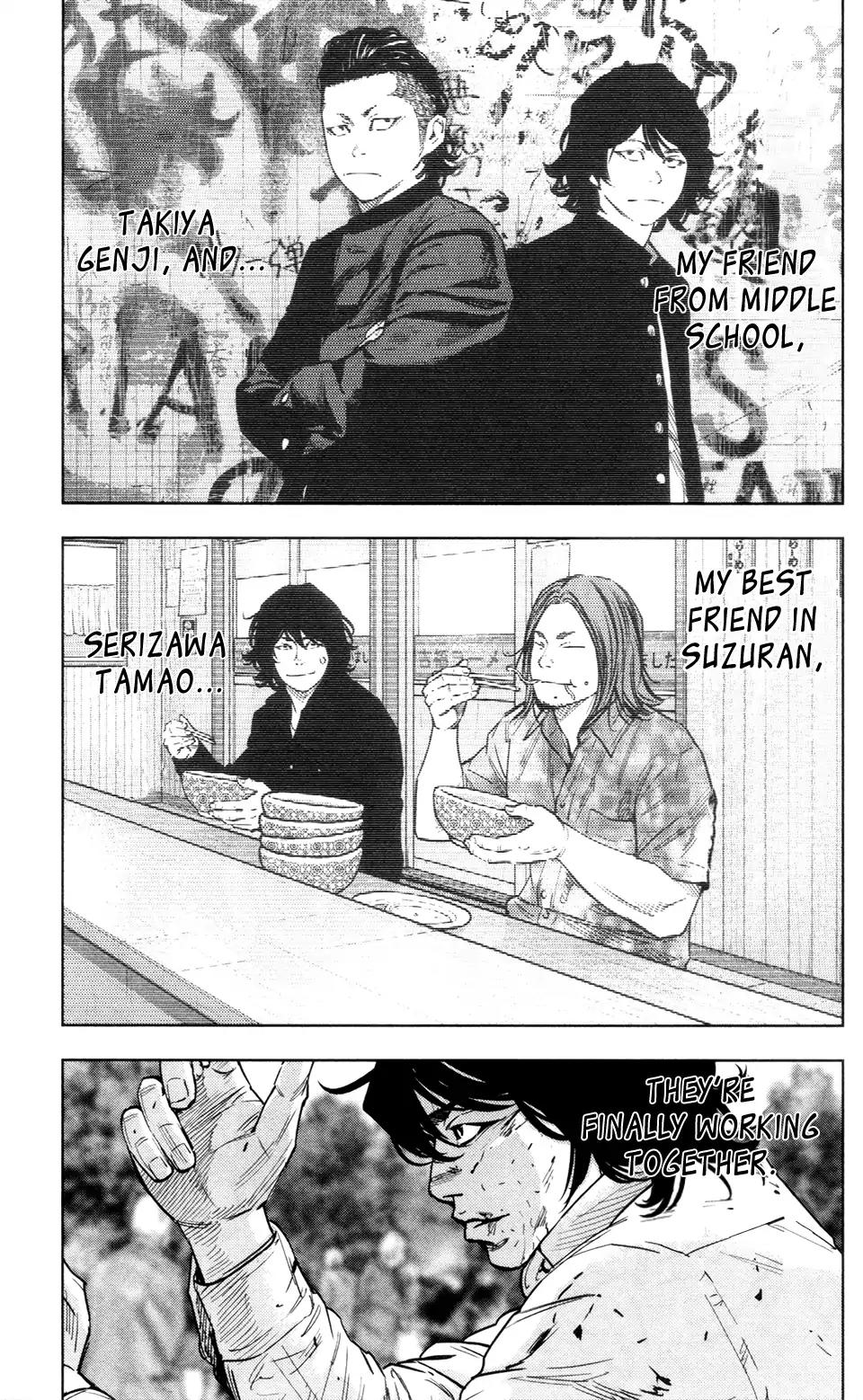 Crows Zero II: Suzuran x Houen Chapter 37 page 21 - Chapter 37: Tatsukawa Tokio vs Kumakiri Rikiya