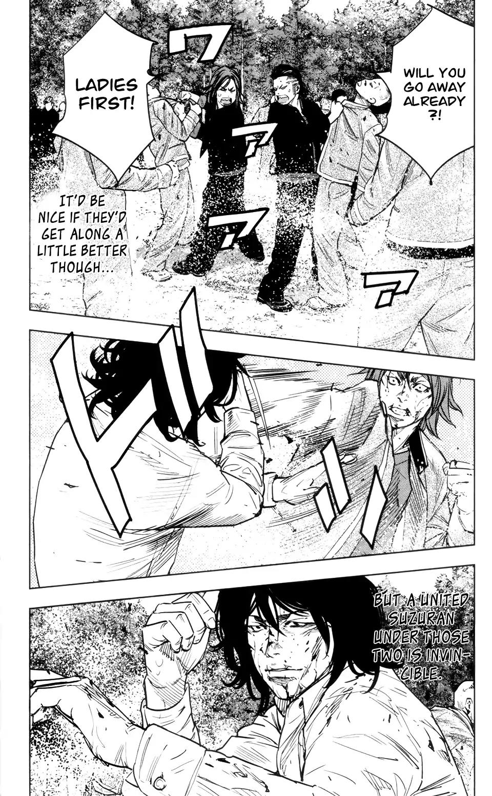 Crows Zero II: Suzuran x Houen Chapter 37 page 22 - Chapter 37: Tatsukawa Tokio vs Kumakiri Rikiya