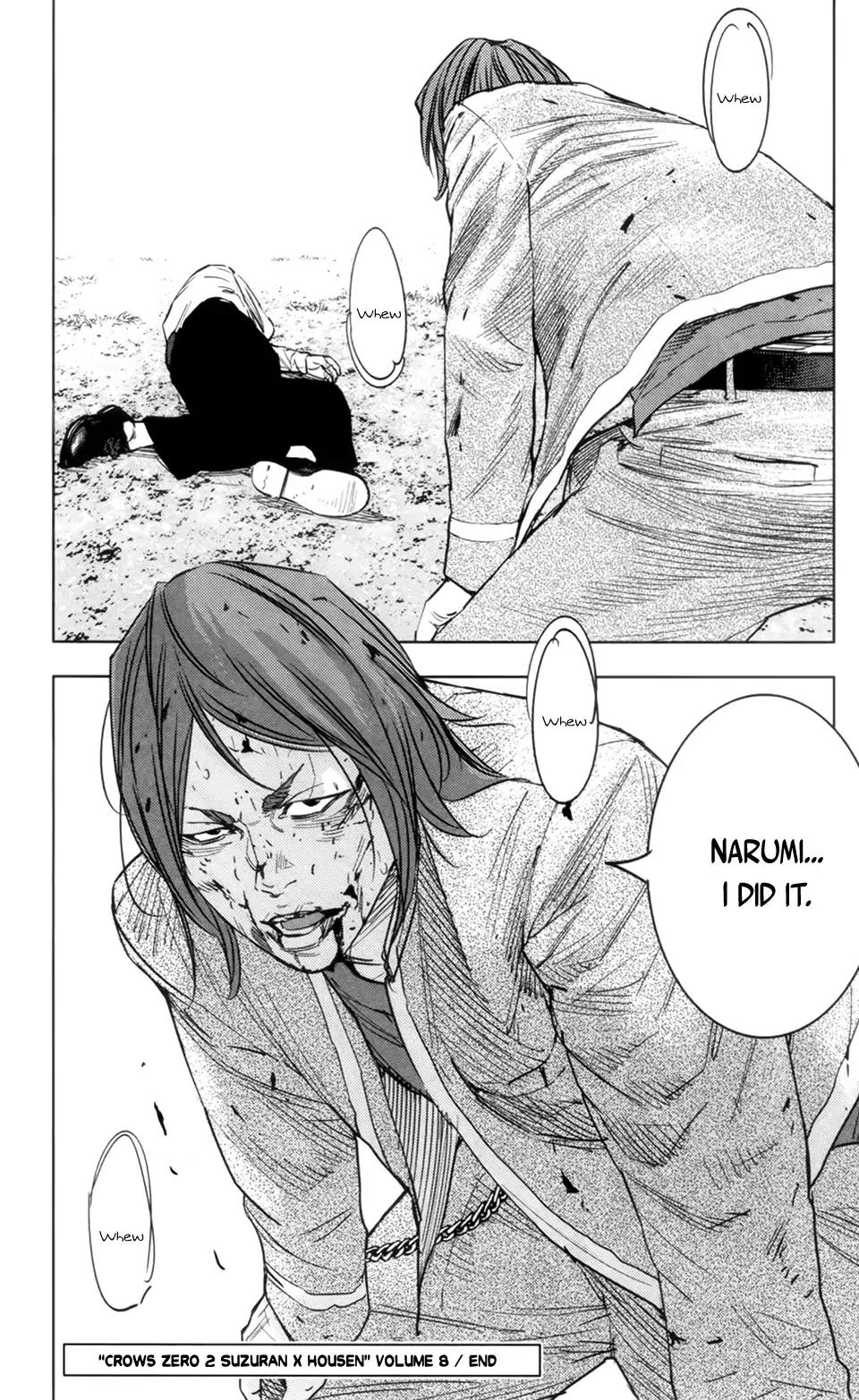 Crows Zero II: Suzuran x Houen Chapter 37 page 35 - Chapter 37: Tatsukawa Tokio vs Kumakiri Rikiya