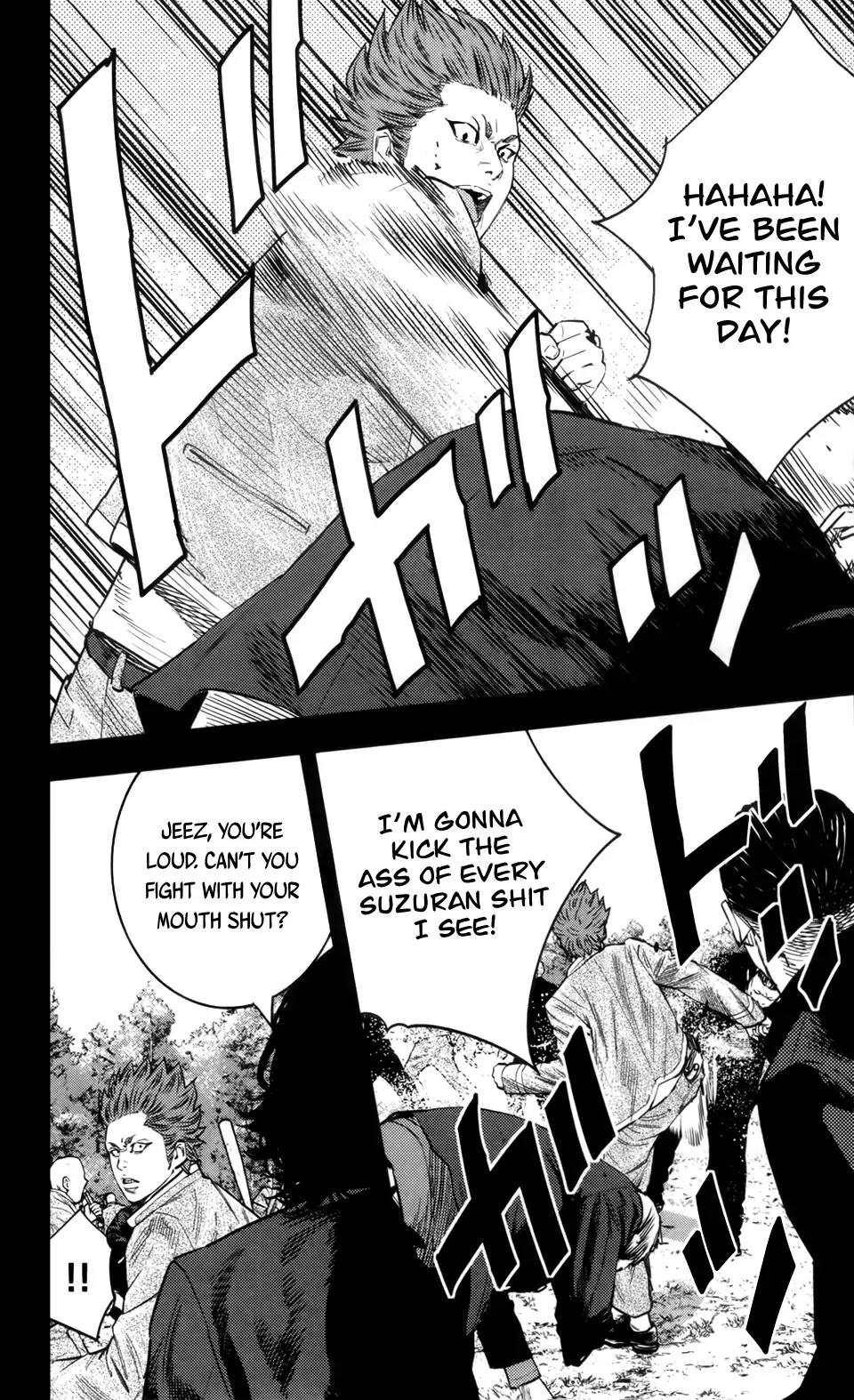 Crows Zero II: Suzuran x Houen Chapter 37 page 6 - Chapter 37: Tatsukawa Tokio vs Kumakiri Rikiya