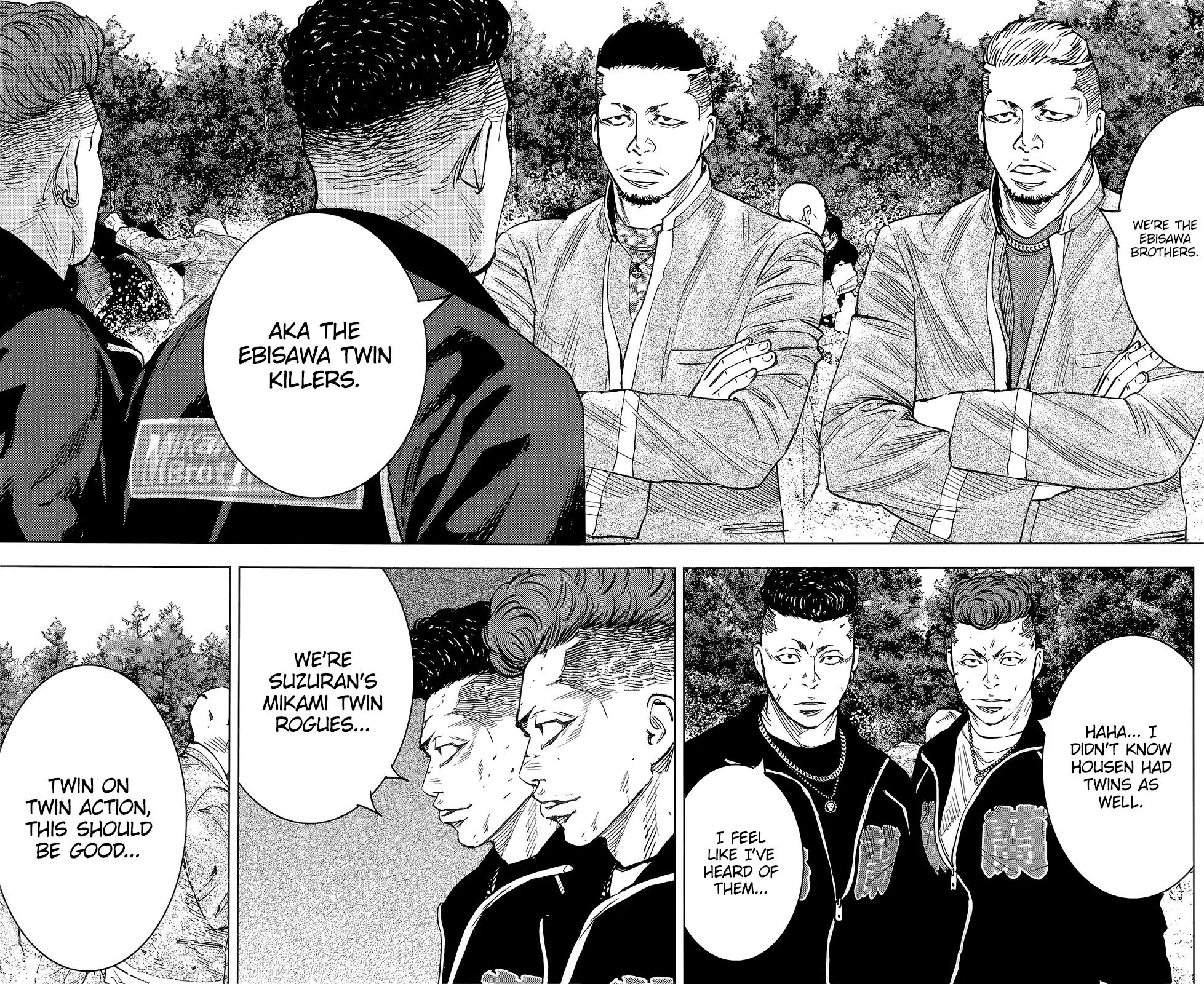 Crows Zero II: Suzuran x Houen Chapter 38 page 11 - Chapter 38: Suzuran's Twin Rouges