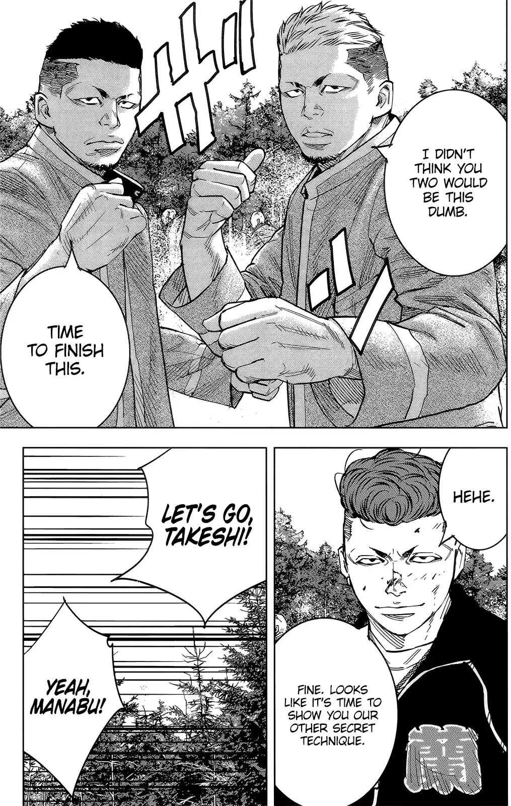 Crows Zero II: Suzuran x Houen Chapter 38 page 19 - Chapter 38: Suzuran's Twin Rouges
