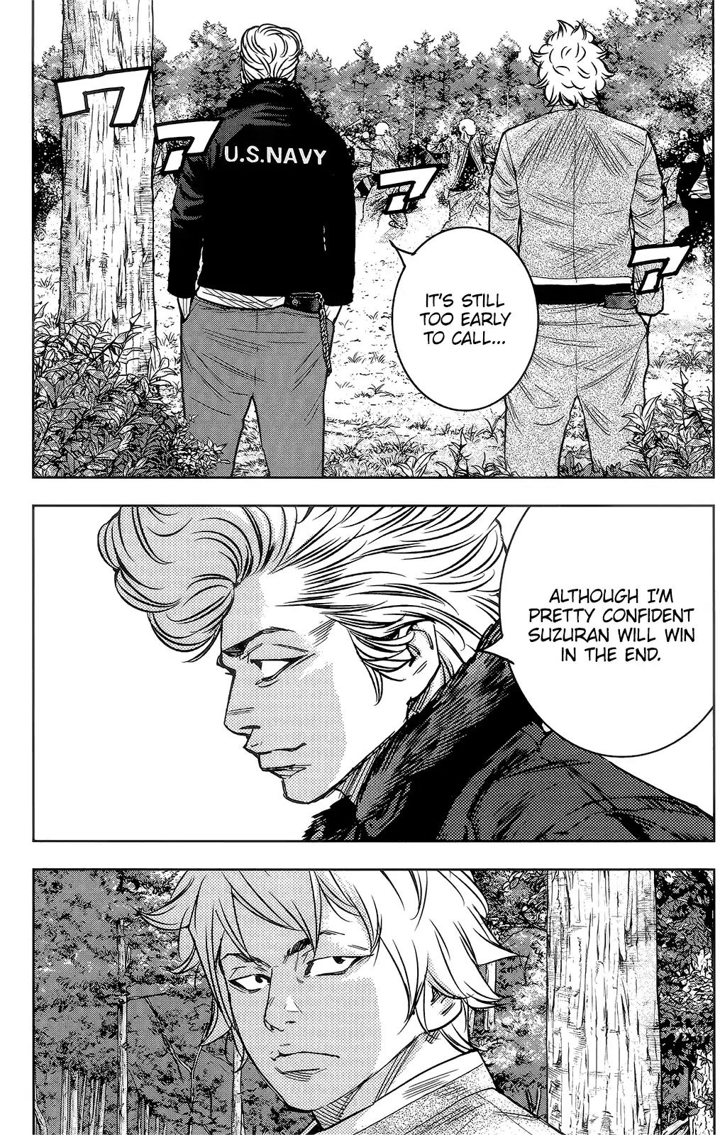 Crows Zero II: Suzuran x Houen Chapter 39 page 17 - Chapter 39: The Course of Battle